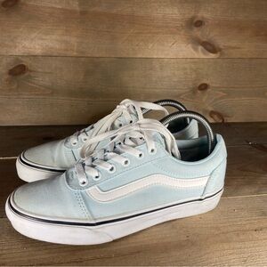 Vans old skool women size 7.5 shoes blue athletic skate sneakers